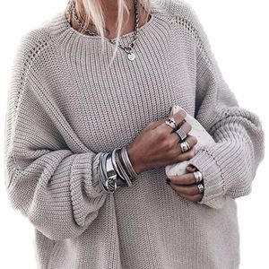 oversized knit sweater